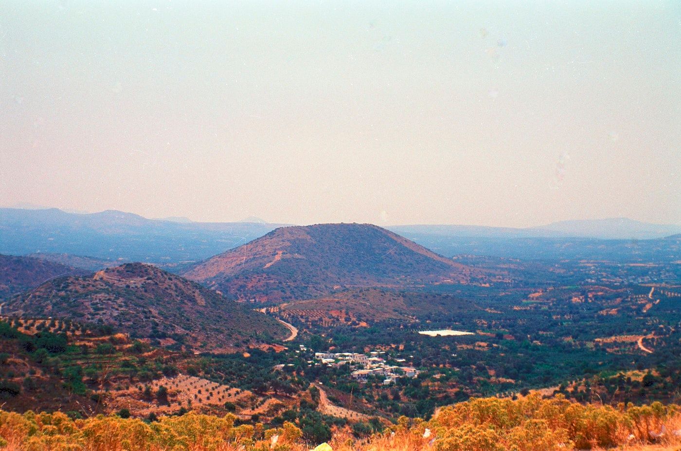 The mountains and high plateaus of the Lasithi highlands